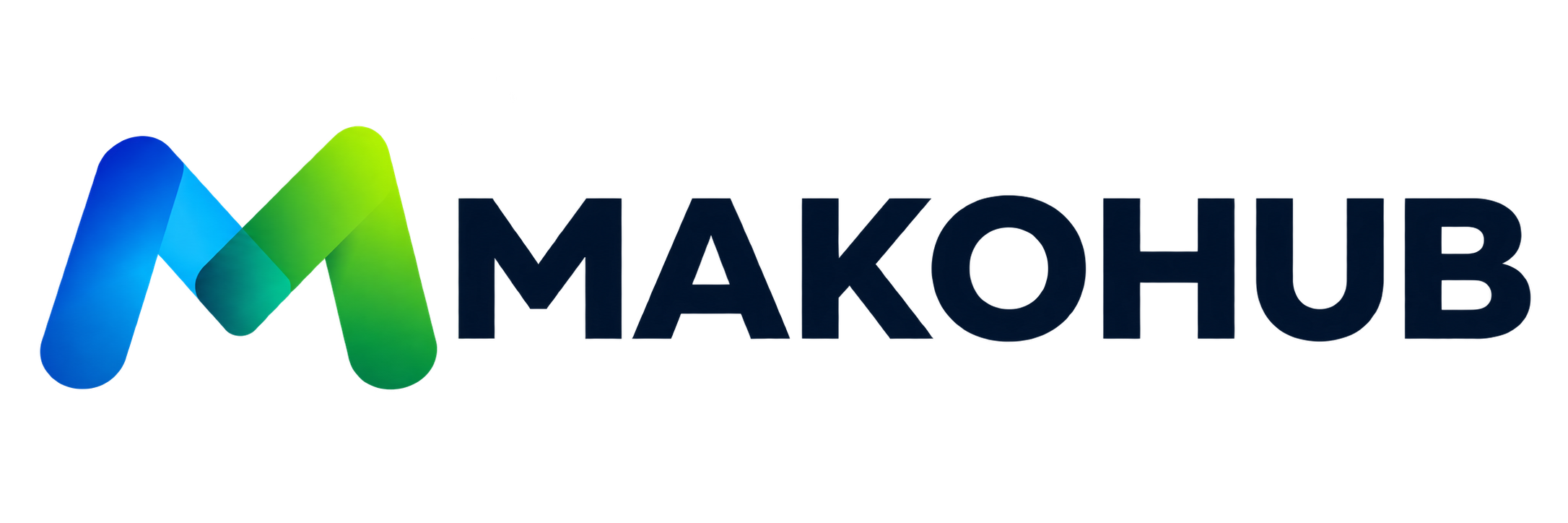 MAKOHUB – blau-grünes Band-M